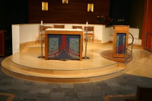photo of altar and ambo