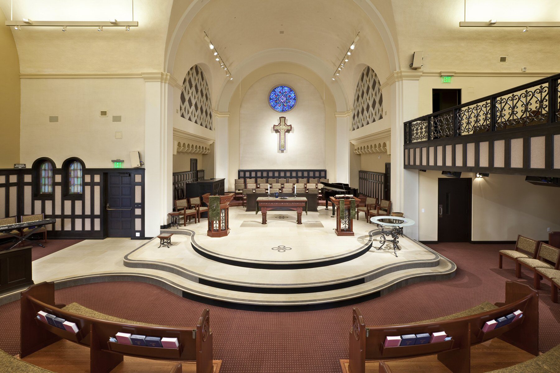 view of chancel inside church