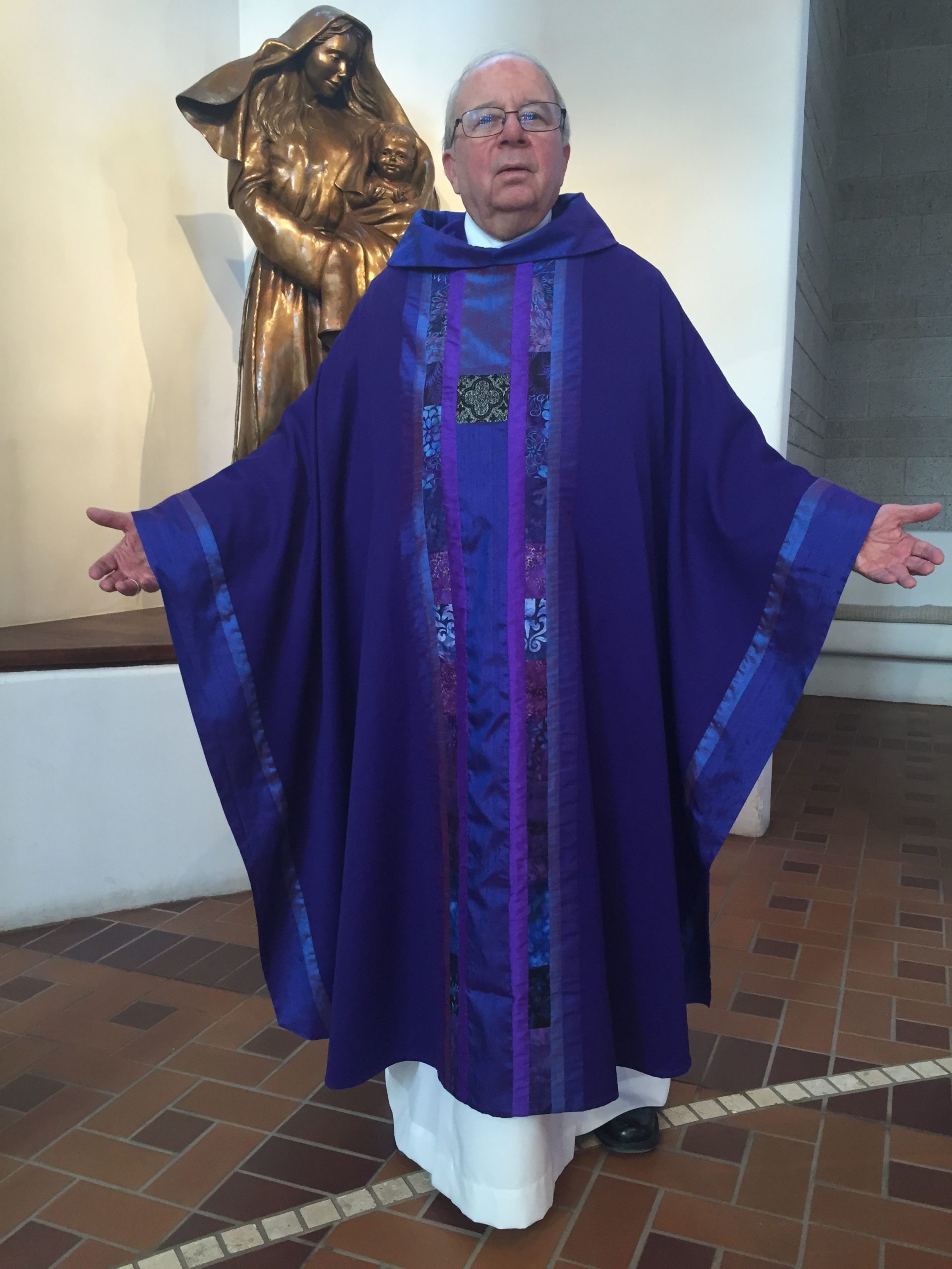 priest in chasuble